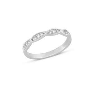 Lilja Ring aus Weißgold (14kt.) mit Diamanten von NURAN R1071 014